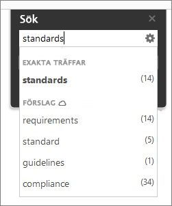 Molndriven smart sökning