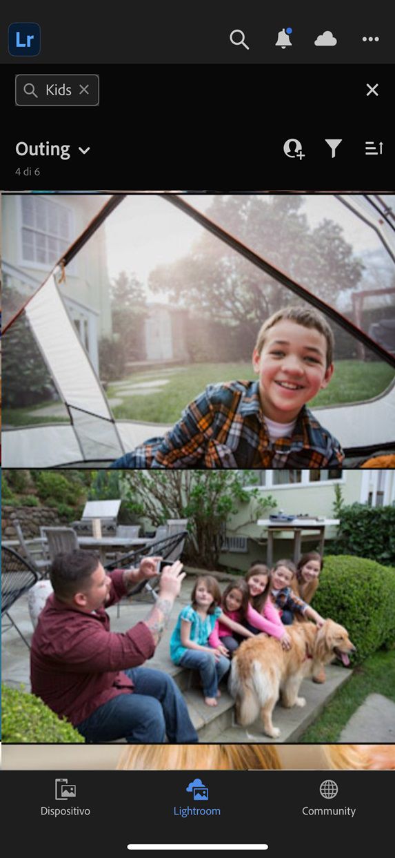 Trovare le foto online tramite la funzione di ricerca in linea intelligente 