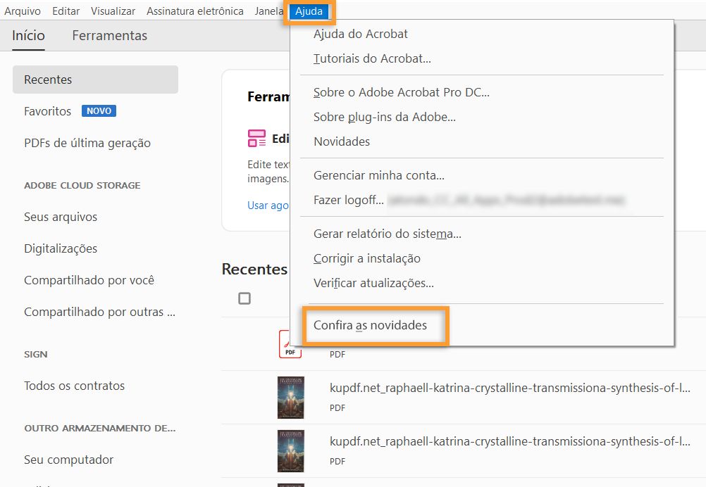 Confira as novidades