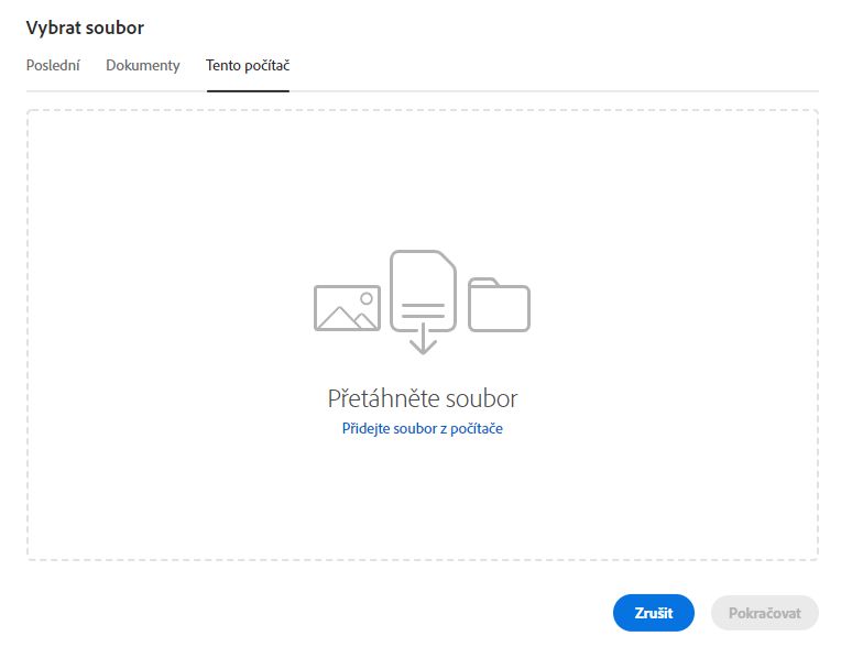 Vyberte soubor z počítače