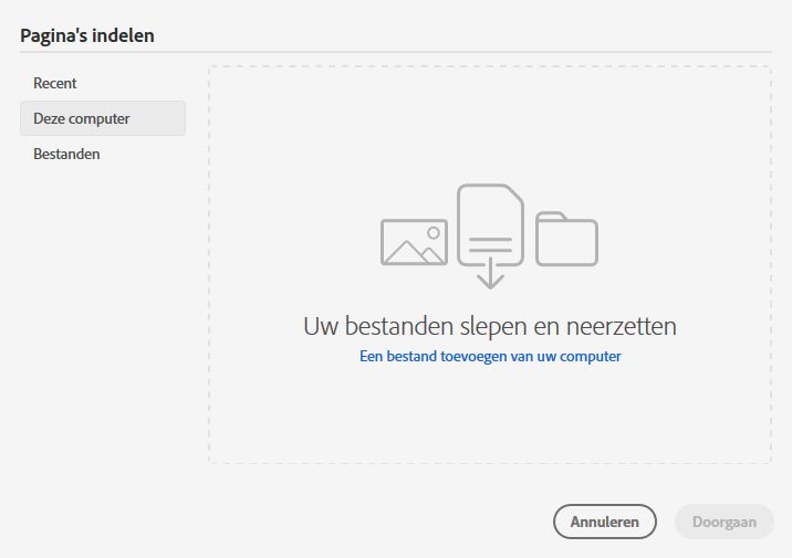 Een bestand op uw computer kiezen