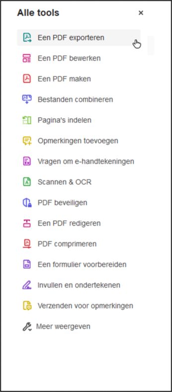 Velg og hold nede verktøyet