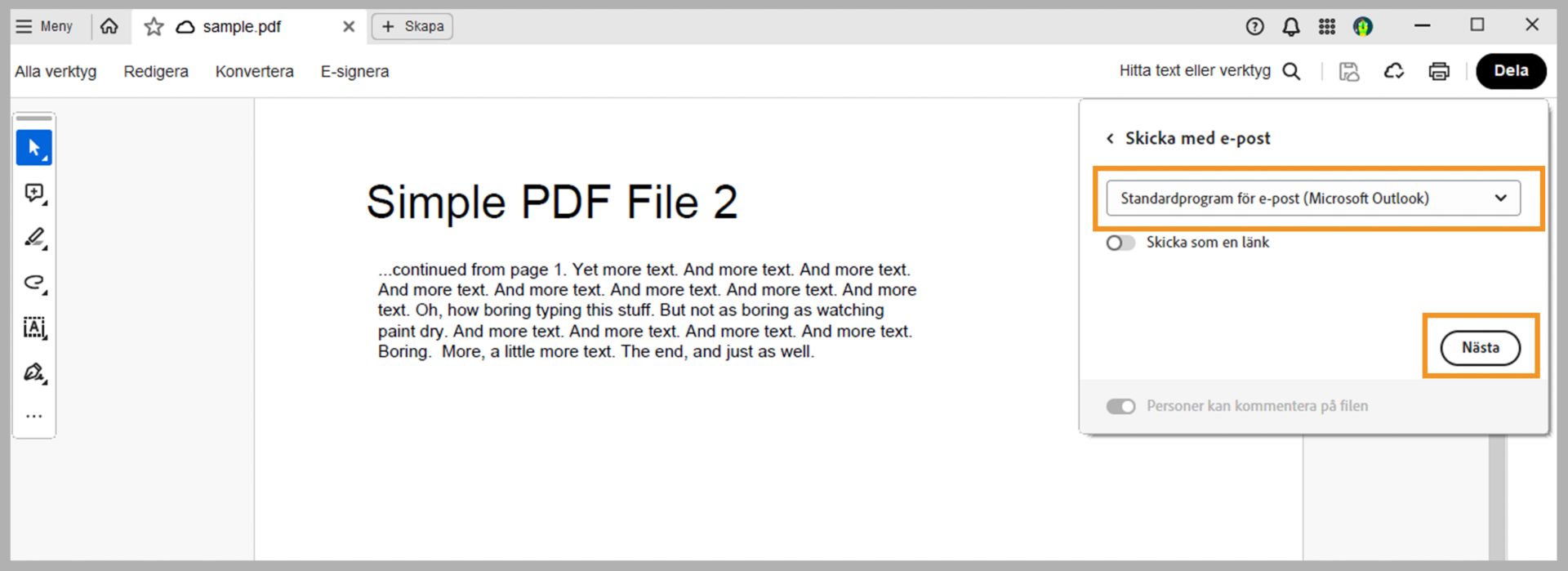 Vælg din standardmailklient