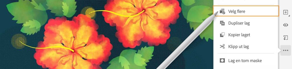 støtte for flere lag