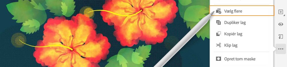 understøttelse af flere lag