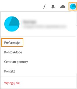 Wybierz konto i preferencje