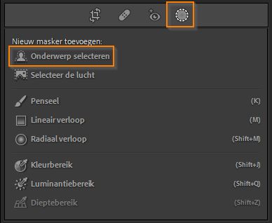 Onderwerp selecteren