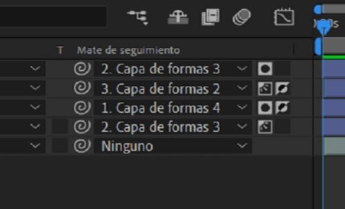 Capas mate de seguimiento seleccionables