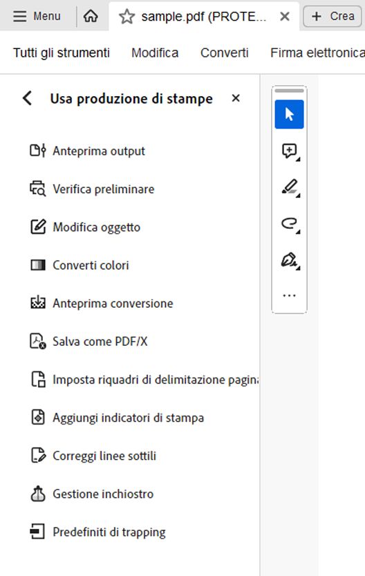 Rimuovere i margini bianchi in un PDF.