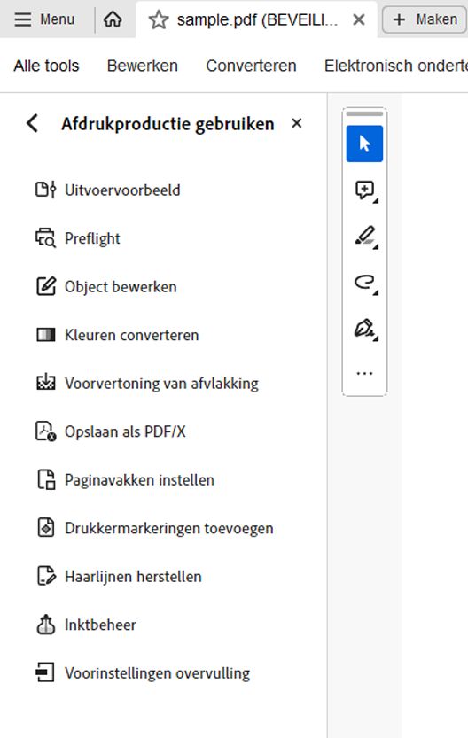 Verwijder witte marges in een PDF-bestand.