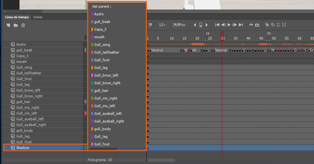 Establecimiento de la capa primaria