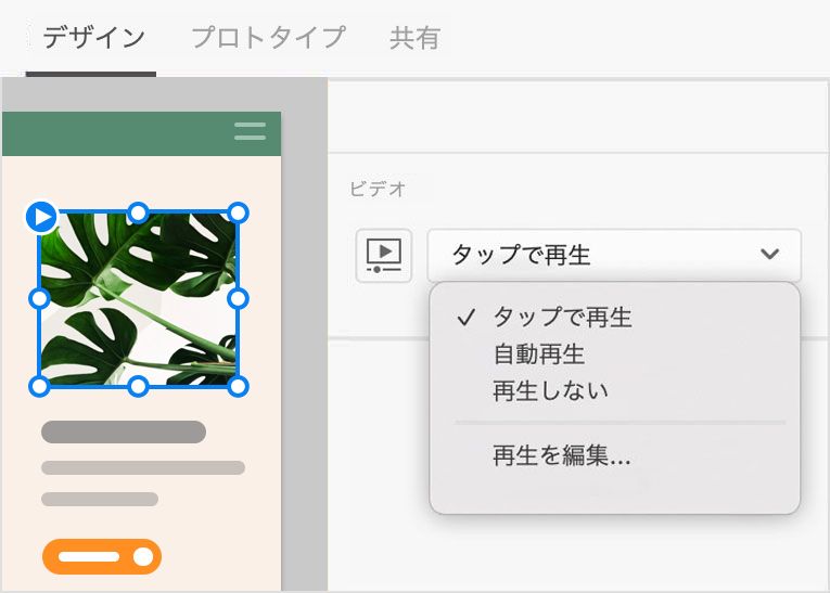 ビデオの再生オプションの設定
