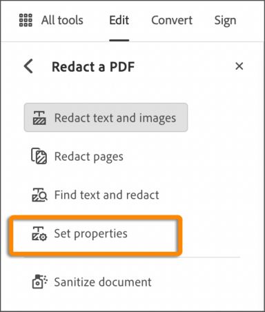 خصائص التنقيح