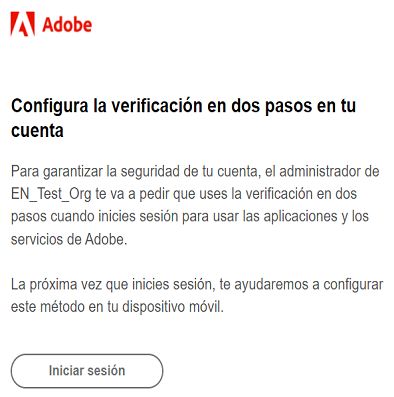 Registrarse para usar la verificación de dos pasos