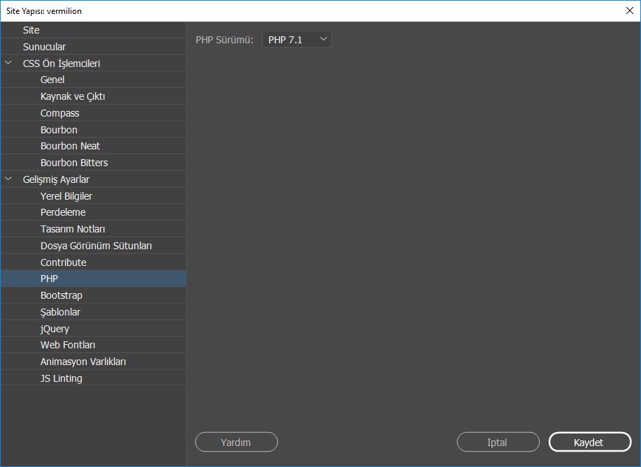 Her site için özel olarak PHP tercihlerini ayarlama