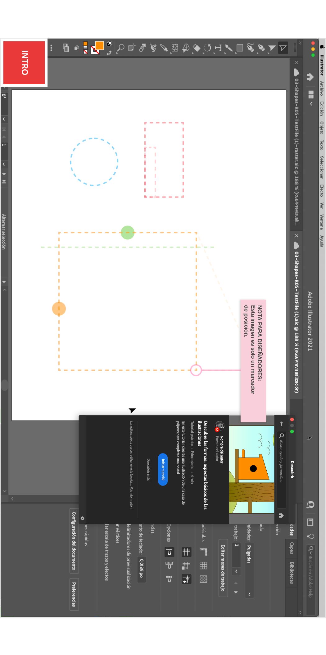 Ejemplo de Ai para un tutorial de formas