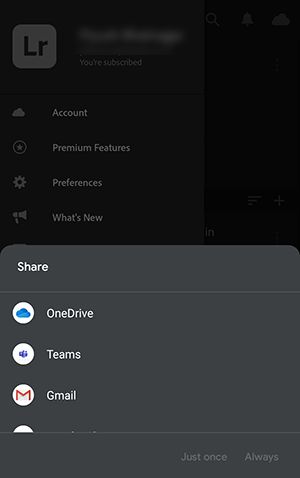 Compartilhar registros
