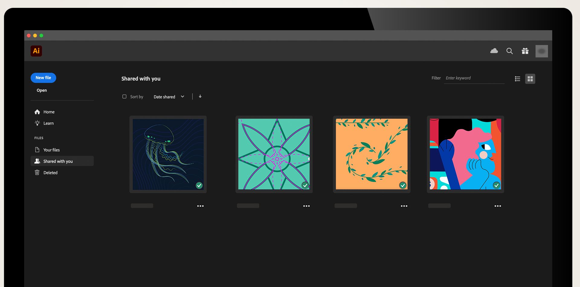 Sizinle paylaşılanlar (masaüstü)