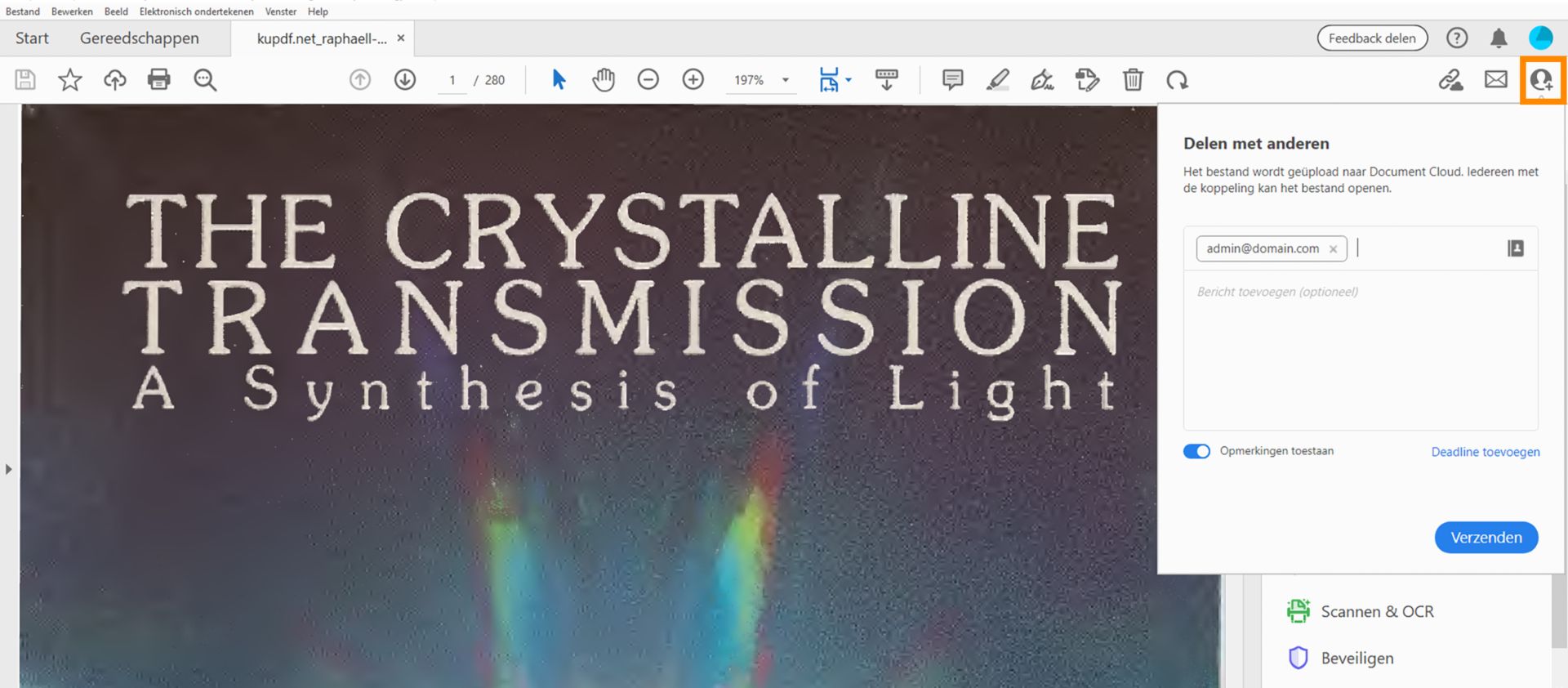 Personen uitnodigen voor weergave of opmerkingen