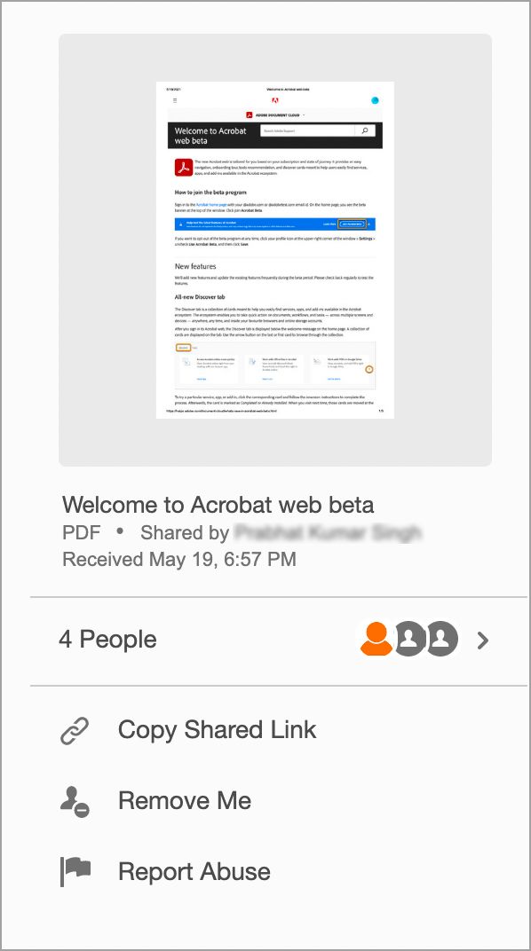 الإجراءات على الملفات المستلمة للعرض