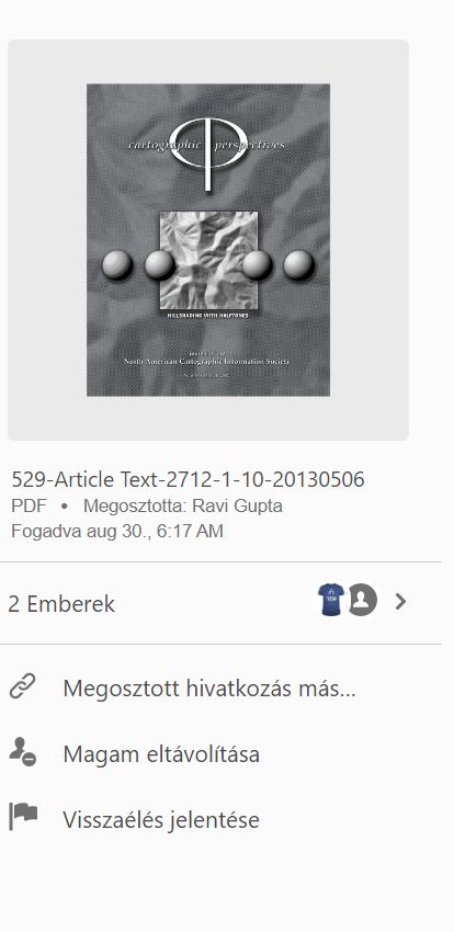 A megtekintésre kapott fájlokkal kapcsolatos műveletek