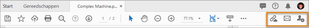 Gereedschappen voor het delen van PDF-bestanden