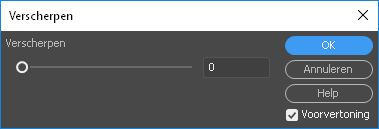 Afbeeldingen verscherpen in Dreamweaver