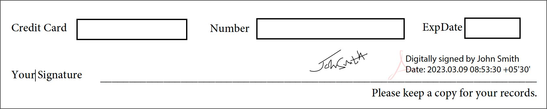 PDF formunda sertifika tabanlı imza
