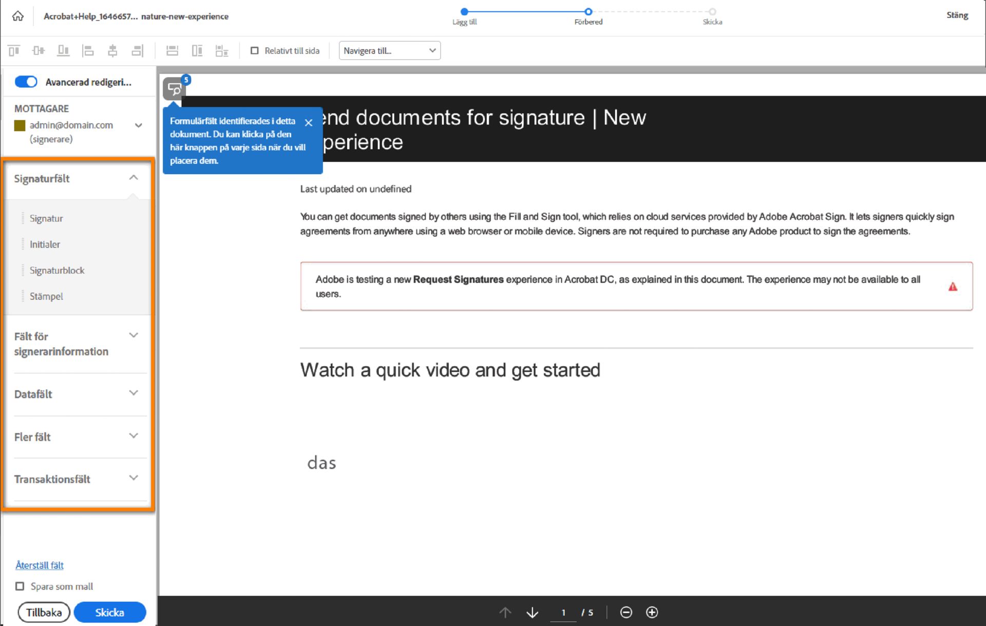 Lägg till formulärfält