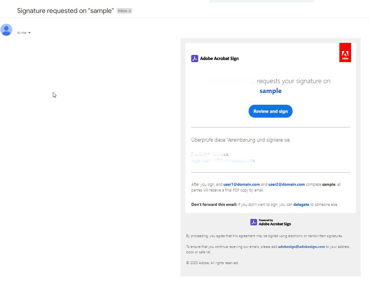 Erlebnis des*der Unterzeichnenden