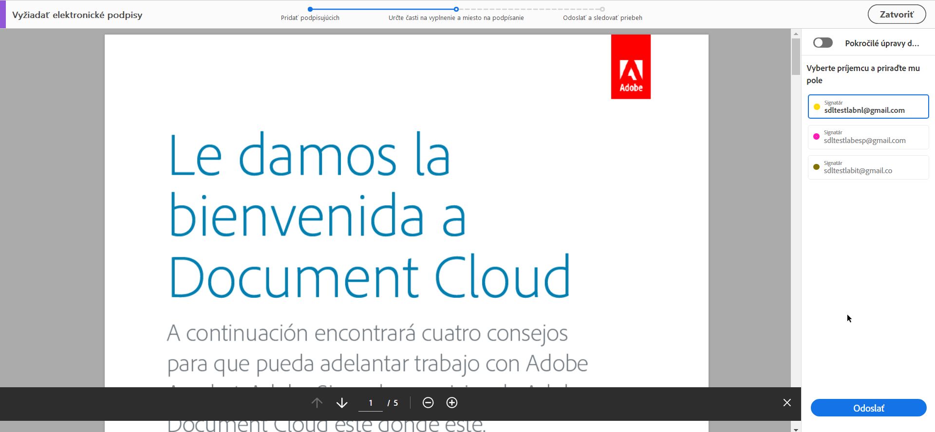 Zjednodušený režim pre viacerých podpisujúcich