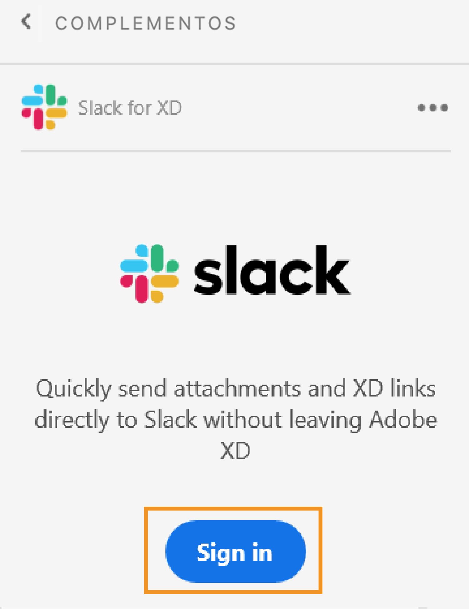 Inicio de sesión en Slack