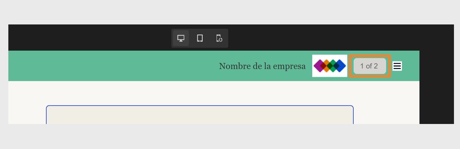 Vista previa del recuento de diapositivas