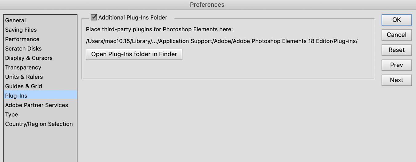 Resolver o problema do plug-in do Nik no Photoshop Elements 2020