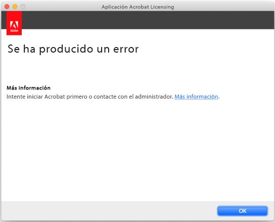 Se ha producido un error