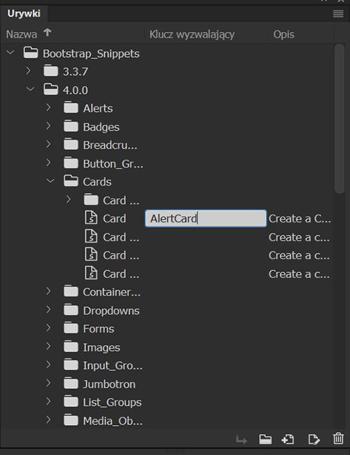 Wpisz odpowiedni tekst w polu Klucz wyzwalający.