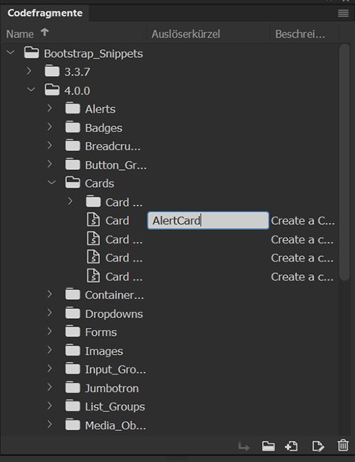Text im Feld „Auslöserkürzel“ eingeben