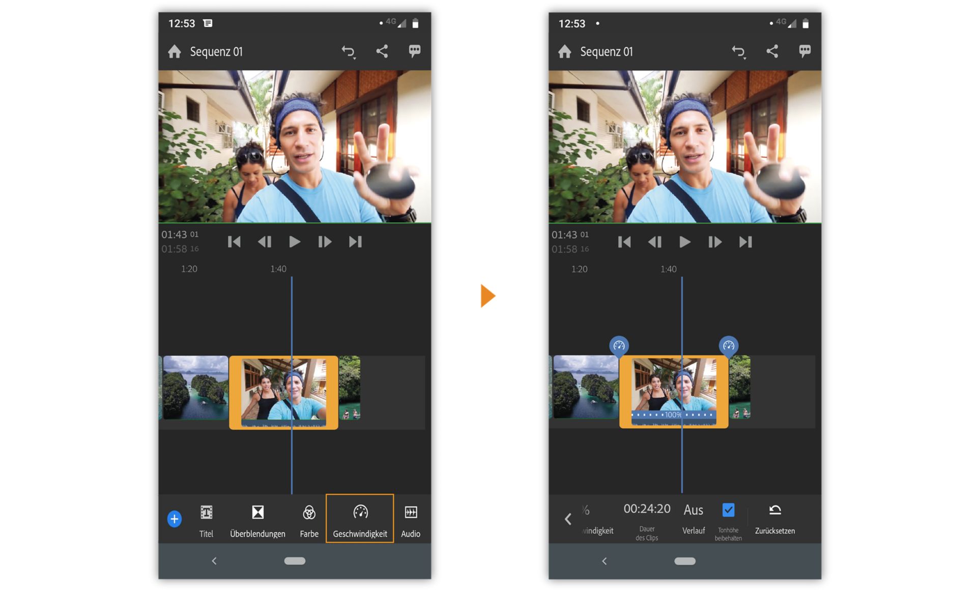 Geschwindigkeitssymbol