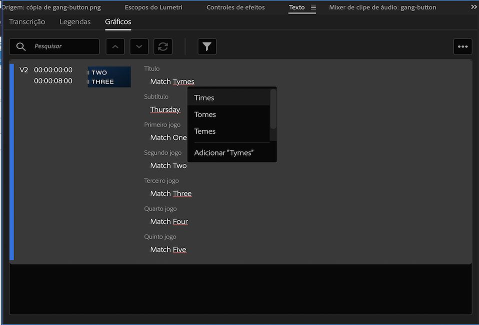 Verificação e correção de ortografia