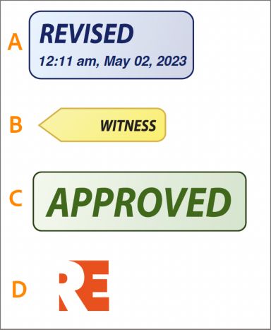 Categorieën van gereedschap Stempel in Acrobat