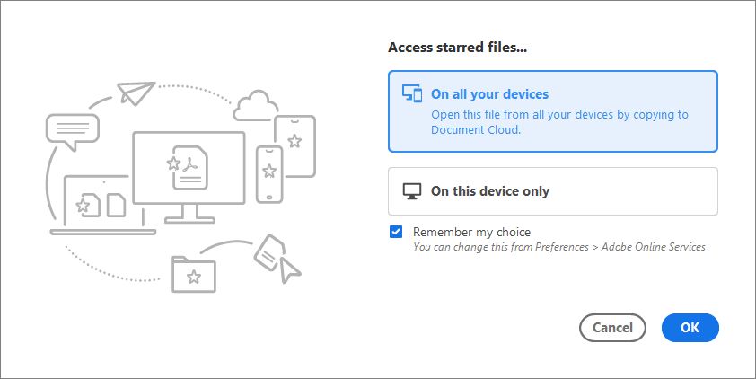 Destacar un archivo por primera vez