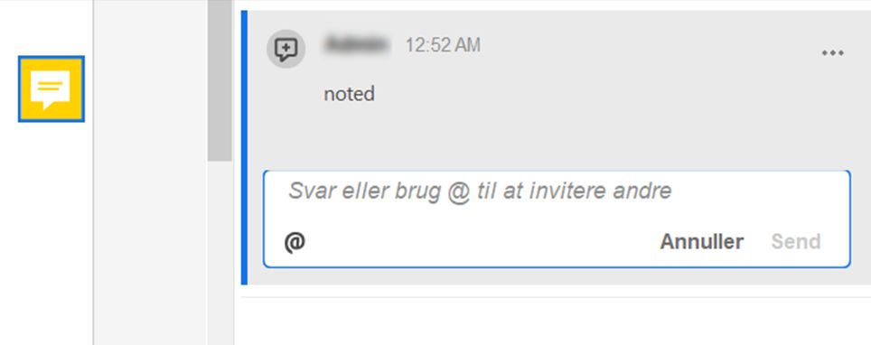 Tilføj en kommentar i Acrobat