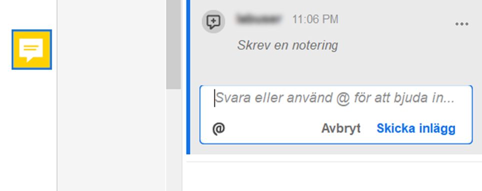 Lägg till en kommentar i Acrobat