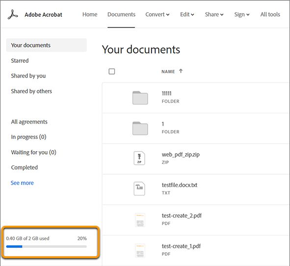 مؤشر استخدام مساحة التخزين