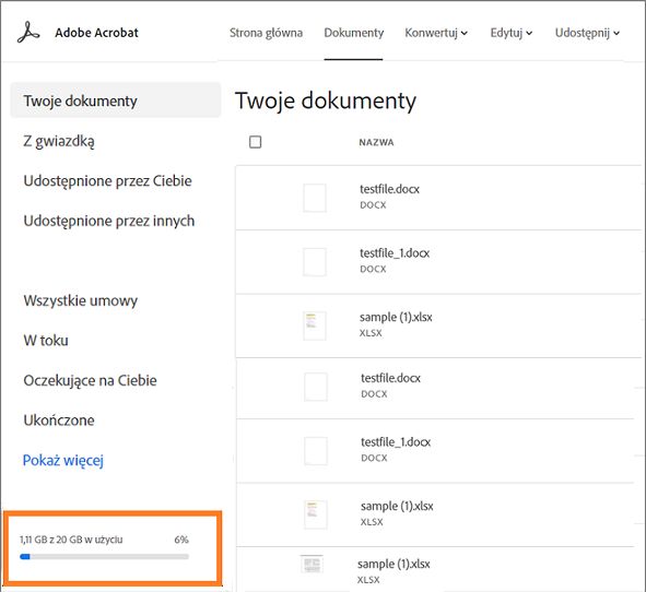 Wskaźnik wykorzystania pamięci masowej