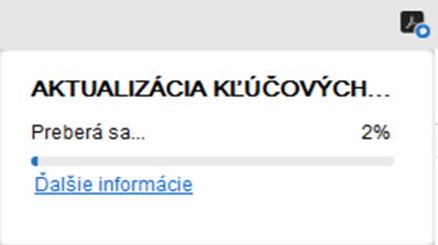Ukazovateľ priebehu sa zasekol počas inštalácie aplikácie Acrobat
