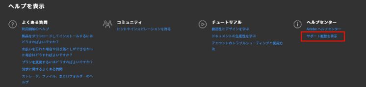 サポート履歴