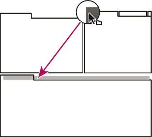 Utilisation de la prise d’un panneau pour déplacer un panneau