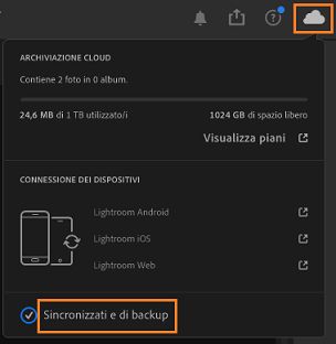 Stato sincronizzazione