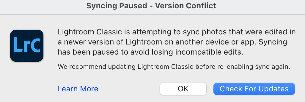 Synchronizacja wstrzymana